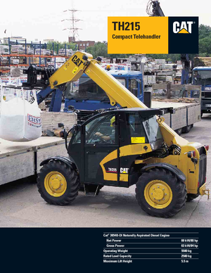 Telehandlers Caterpillar TH215