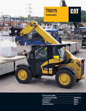 Teleskopik yükleyiciler Caterpillar TH215