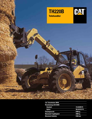 Telehandlers Caterpillar TH220B