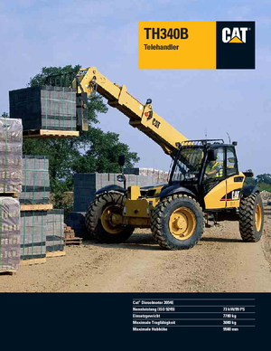 Telehandlers Caterpillar TH340B