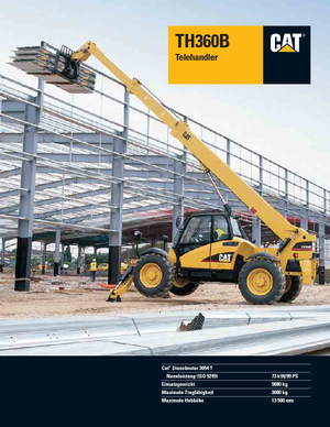 Telehandlers Caterpillar TH360B