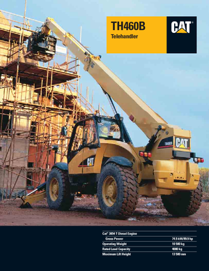 Telehandlers Caterpillar TH 460 B