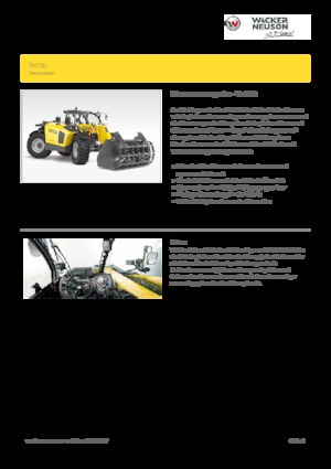 Telehandlers Wacker Neuson TH730