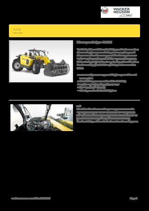 Telehandlers Wacker Neuson TH730