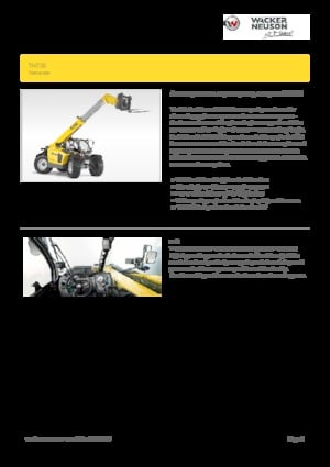 Teleskopik yükleyiciler Wacker Neuson TH735