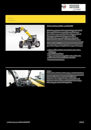 Telehandlers Wacker Neuson TH750