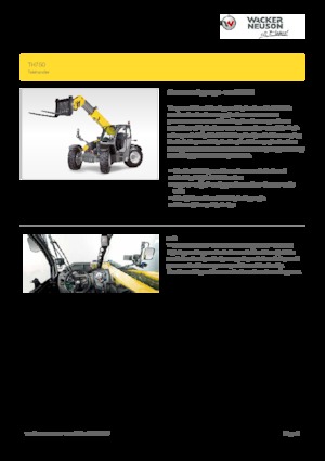 Telehandlers Wacker Neuson TH750