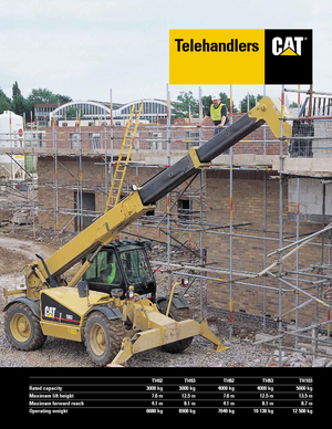 Telehandlers Caterpillar TH 83