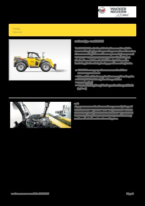 Telehandlers Wacker Neuson TH955