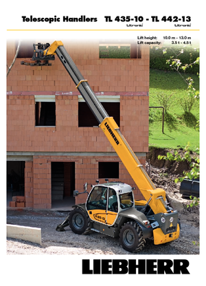 Telehandlers Liebherr TL 442-13