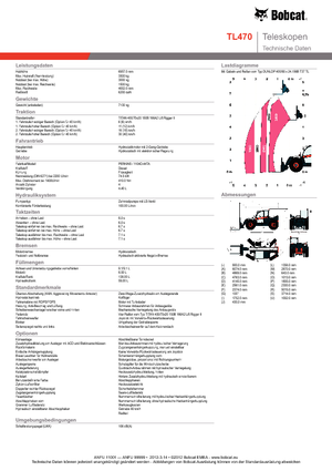 Teleskopik yükleyiciler Bobcat TL 470