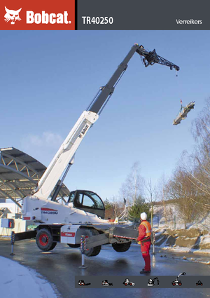 Üst yapılı teleskopik yükleyiciler Bobcat TR40250