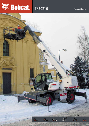 Rotating telehandlers Bobcat TR50210