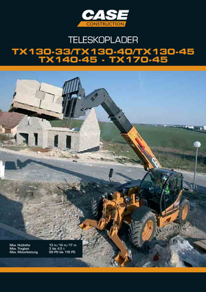 Telehandlers Case TX170-45