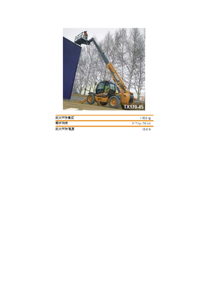 Telehandlers Case TX170-45