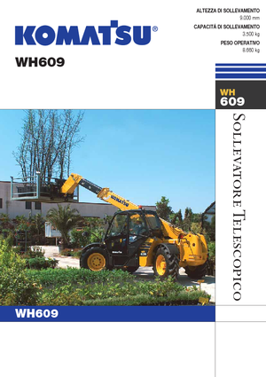 Telehandlers Komatsu WH609