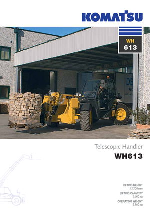 Telehandlers Komatsu WH613
