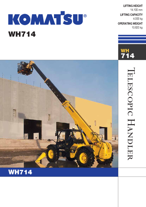 Teleskopik yükleyiciler Komatsu WH714