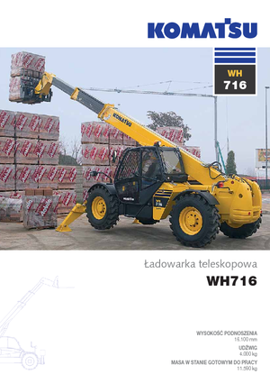 Telehandlers Komatsu WH716