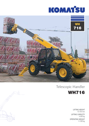 Telehandlers Komatsu WH716