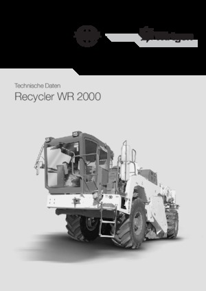Road Recycling Machines/-Cold Recyclers Wirtgen WR 2000