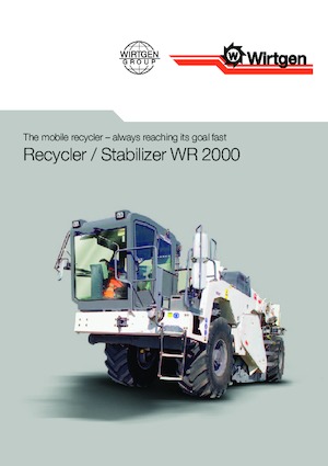 Road Recycling Machines/-Cold Recyclers Wirtgen WR 2000