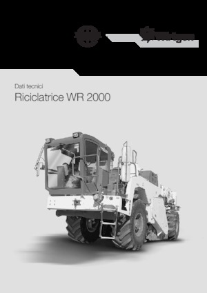 Road Recycling Machines/-Cold Recyclers Wirtgen WR 2000