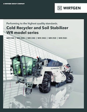 Yol-soğuk geri dönüşüm makinesi Wirtgen WR 250i