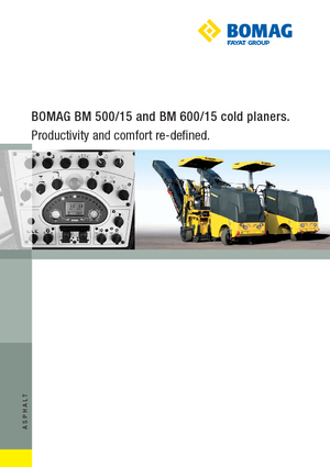 Cold Milling Machines Bomag BM 600/15