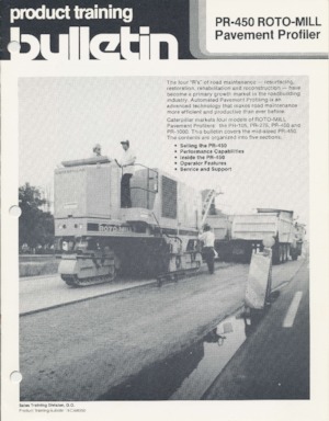 Cold Milling Machines Caterpillar PR-450