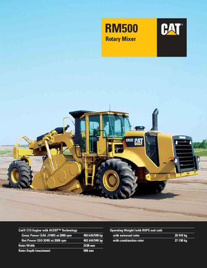 Road Recycling Machines/-Cold Recyclers Caterpillar RM500 