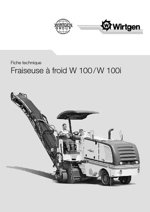 Yol kesiciler Wirtgen W 100 i
