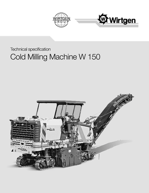 Cold Milling Machines Wirtgen W 150