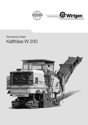 Yol kesiciler Wirtgen W 200