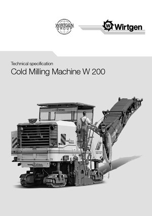 Yol kesiciler Wirtgen W 200