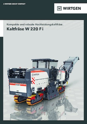 Cold Milling Machines Wirtgen W 220 Fi