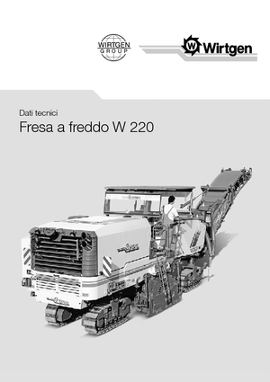 Yol kesiciler Wirtgen W 220