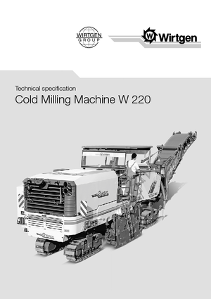 Cold Milling Machines Wirtgen W 220
