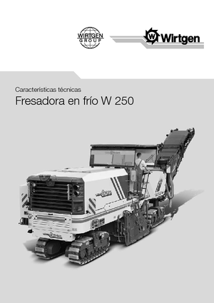 Cold Milling Machines Wirtgen W 250