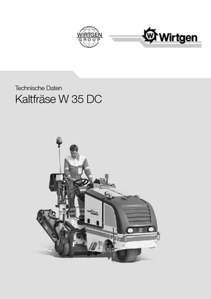 Cold Milling Machines Wirtgen W 35 DC