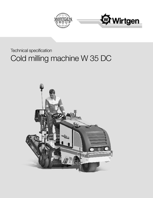 Cold Milling Machines Wirtgen W 35 DC