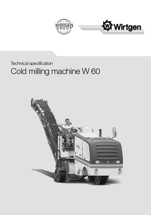Cold Milling Machines Wirtgen W 60
