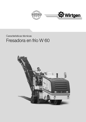 Cold Milling Machines Wirtgen W 60