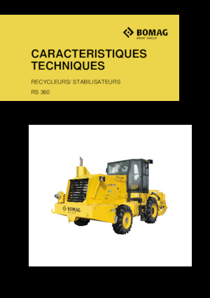 Road Recycling Machines/-Cold Recyclers Bomag RS 360