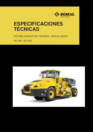 Road Recycling Machines/-Cold Recyclers Bomag RS 500