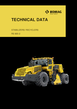 Road Recycling Machines/-Cold Recyclers Bomag RS 600-2