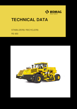 Road Recycling Machines/-Cold Recyclers Bomag RS 650