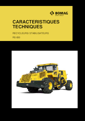 Road Recycling Machines/-Cold Recyclers Bomag RS 650
