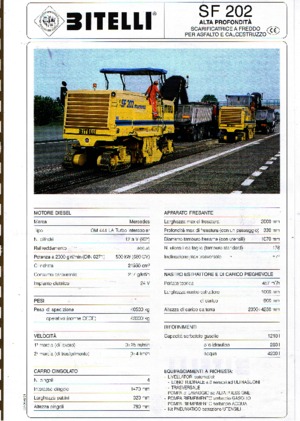 Yol kesiciler Bitelli SF 202