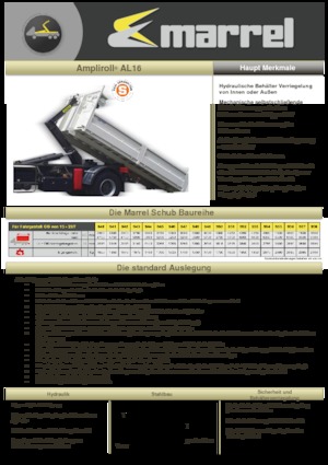 Roll-off Tippers Marrel AL 16 DIN 58 S-B